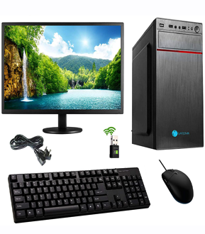 Desktop Computer H55 Motherboard/Intel Core i3-1st Gen/8 GB RAM/500 GB HDD/Windows 10/18.5 inch Monitor/WiFi/Pre